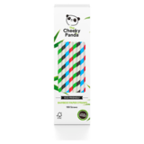 Cheeky Panda Paper Straws Multicoloured, 100pcs