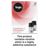 Logic Compact E-Liquid Pods Strawberry 12 mg/ml, 2 x 1.7ml