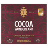 Thornbridge Cocoa Wonderland Chocolate Porter, 4 x 330ml
