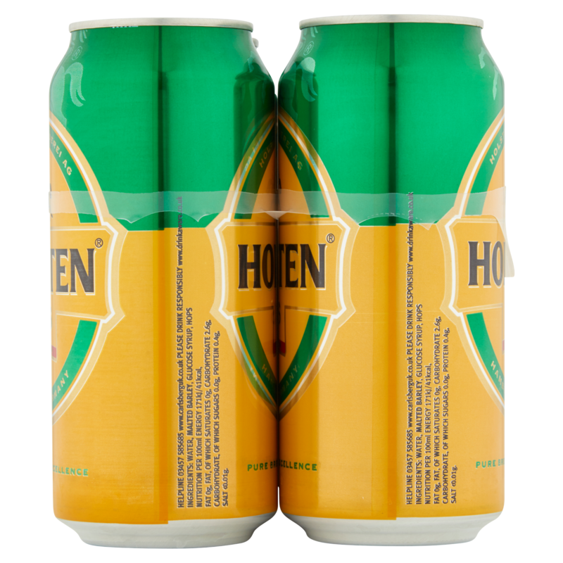 Holsten Pils Lager Beer, 4 x 440ml Alcohol fast delivery by App or Online