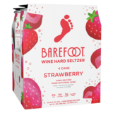 Barefoot Strawberry Hard Seltzer 4pk 250ml Can 4.0% ABV