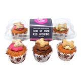 Barking Bakery Trio Of Iced Mini Woofin With Carob Dog Cakes, 3pcs