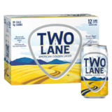 Two Lane American Golden Lager Beer 12pk 12oz Can 4.2% ABV
