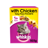 Whiskas 1+ Cat Complete Dry with Chicken, 825g