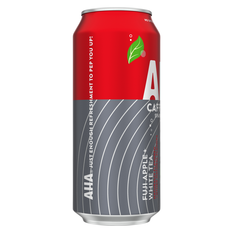 AHA Fuji Apple + White Tea 16oz Can Drinks fast delivery by App or Online