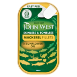 John West Mackerel Fillets In Sunflower Oil, 115g