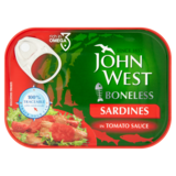 John West Boneless Sardines in Tomato Sauce, 95g