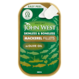 John West Mackerel Fillets In Olive Oil, 115g