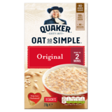Quaker Oat So Simple Original Porridge Sachets, 10 x 27g