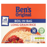 Ben's Original Boil-In-Bag Long Grain Rice 8 Bags, 8 x 500g