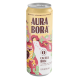 Aura Bora Cactus Rose Herbal Sparkling Water 12oz Can