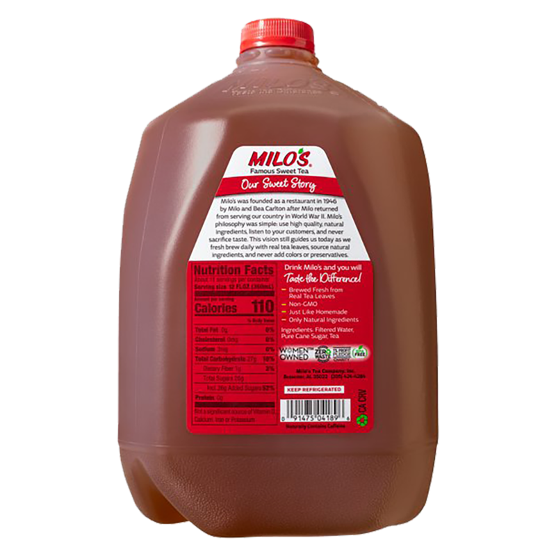 Milo's Sweet Tea 1 Gallon Drinks fast delivery by App or Online