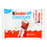 Kinder Chocolate Snackbars 6x21g, 126g