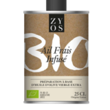 Zyos Huile d'Olive Bio Infusée à Ail - Bidon 250ml, 250ml