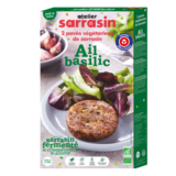Atelier Sarrasin Pavés de Sarrasin Cuisiné Ail et Basilic Bio , 200g