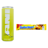 Ani Energy Lemon Lime 12oz & Butterfinger Candy Bar King Size 3.7oz