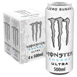 Monster Energy Ultra, 4 x 500ml