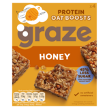 Graze Honey Oat Boost, 4 x 30g