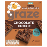Graze Chocolate Cookie Oat Boost, 4 x 30g