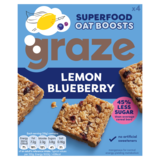 Graze Lemon Blueberry Oat Boost, 4x30g