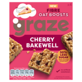 Graze Cherry Bakewell Oat Boost, 4x30g