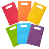 Colourful Assorted Paper Party Bags, 6pcs