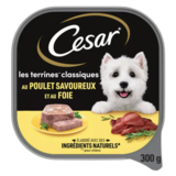 Cesar Patee Pour Chien Au Poulet En Terrine, 300g