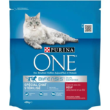 Purina one Chat Sterilise Boeuf Et Ble, 450g