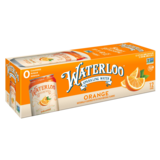 Waterloo Orange Sparkling Water 12pk 12oz Can