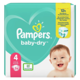 Pampers Baby Dry Paquet T4, 26pcs