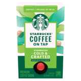 Starbucks Cold & Crafted Coffee & Splash of Milk 72oz