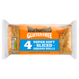 Warburtons Gluten Free Super Soft White Rolls, 4pcs