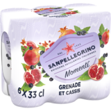 San Pellegrino Grenade et Cassis, 6 x 33cl