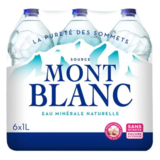 Mont Blanc Eau minérale naturelle, 6 x 1L