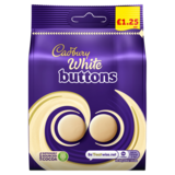 Cadbury Dairy Milk White Chocolate Giant Buttons, 95g