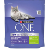 Purina one Croquettes Chat Adulte Sensible, 450g