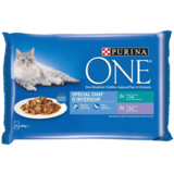 Purina one Effiles Chats D'interieur Sachets Fraicheurs, 4 x 85g