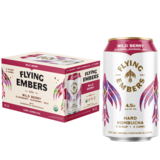 Flying Embers Wild Berry Hard Kombucha 6pk 12oz Can 4.5% ABV