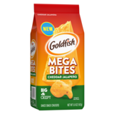 Goldfish Mega Bites Cheddar Jalapeno Crackers 5.9oz