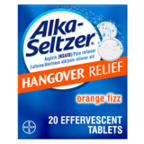Alka-Seltzer Hangover Relief Effervescent Tablets Formulated for Fast Relief of Headaches, Body Aches and Mental Fatigue 20ct