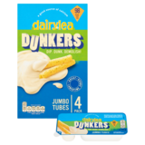 Dairylea Dunkers Jumbo Tubes Cheese Snacks, 4 x 41g