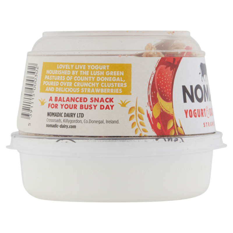 Nomadic Strawberry Yoghurt & Oat Clusters, 169g Eggs & Dairy fast