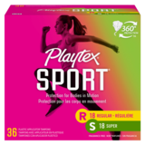 Playtex Sport Tampons Multipack Regular & Super Unscented 36ct