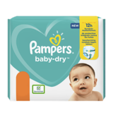 Pampers Couches Baby Dry Pampers T6, 19pcs