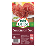 Isla Délice Saucisson Sec Halal Pur Boeuf 15 Tranches , 120g