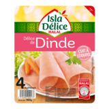 Isla Délice Délice de Dinde Halal 4 Tranches , 160g