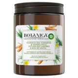 Air Wick Botanica Bougie Parfumée Cire d'Origine, Naturelle Vétiver des Caraïbes et Bois de Cental, 1pcs