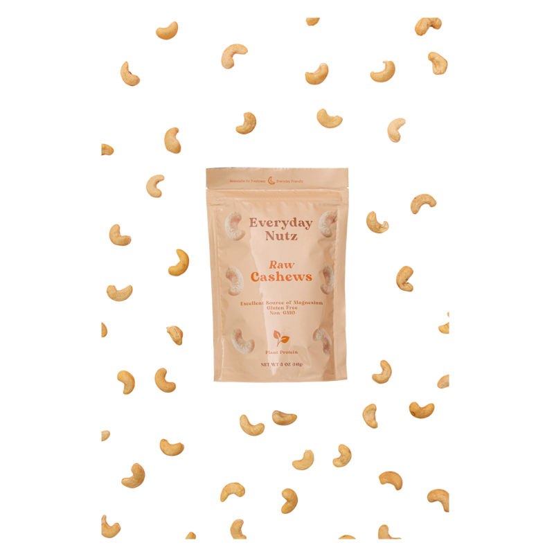 Everyday Nutz Raw Cashews 5oz Snacks fast delivery by App or Online