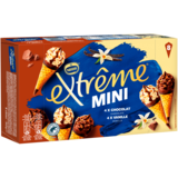 Extrême Mini Vanille Chocolat Cônes, 8 x 39g