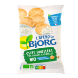 Bjorg Chips Soufflées Pois-Chiches et Lentilles, 80g